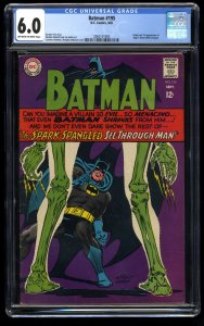 Batman #195 CGC FN 6.0 Off White to White