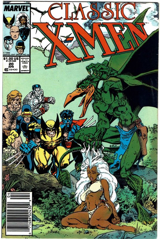 Classic X-Men #20 Newsstand  NM-