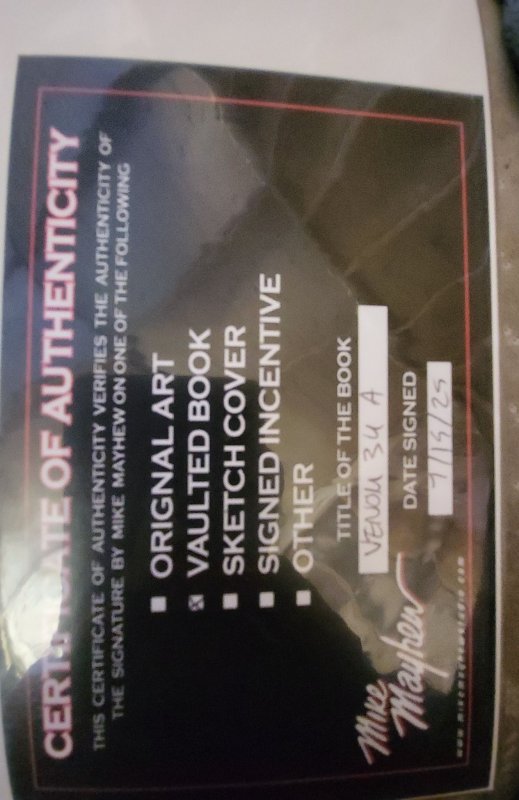 Venom #34 Mayhew Cover A (2021)