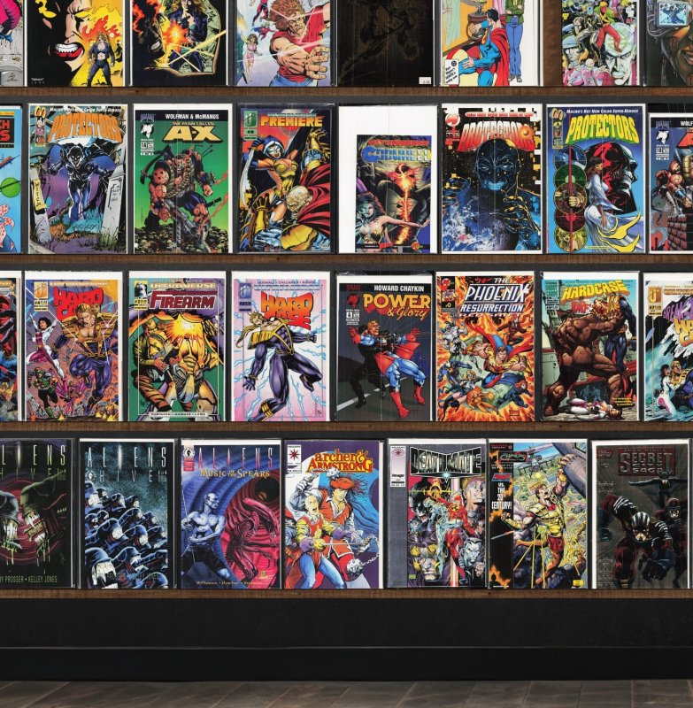 Huge Lot 140+ Comics with Dazzler, Barb Wire, Hardcase, Firearm & More!