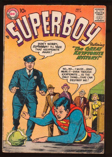 Superboy (1949 series)  #58, VG (Actual scan)