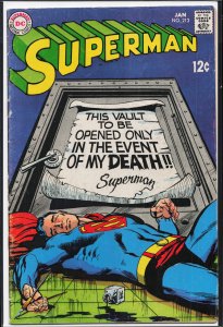 Superman #213 (1969) Superman