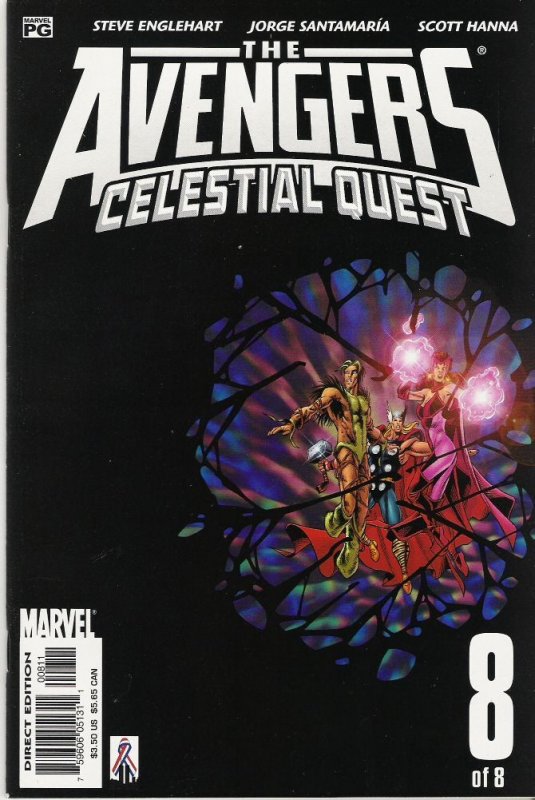 Avengers: Celestial Quest #1-8 (2001)  unread complete set
