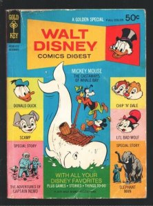 Walt Disney Comics Digest #26 1970-Carl Barks art-Captain Nemo-Elephant Man-D...