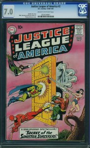 Justice League of America #2 (1961) CGC 7.0 FVF