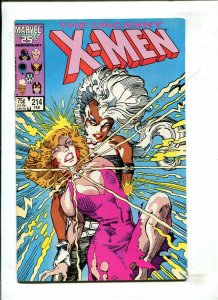 UNCANNY X-MEN #214 (DIRECT ED) (6.5) 1987