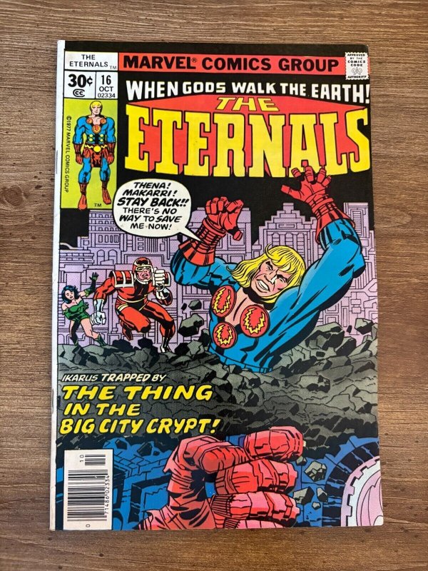 The Eternals # 16 VF Marvel Comic Book Celestials Ajax Jack Kirby 5 J269