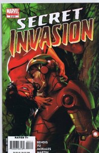 Secret Invasion #3 ORIGINAL Vintage 2008 Marvel Comics Spider Woman Iron Man