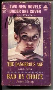Dangerous Age/Bad By Choice Paperback-MIDWOOD-Rare FRANK FRAZETTA-1964