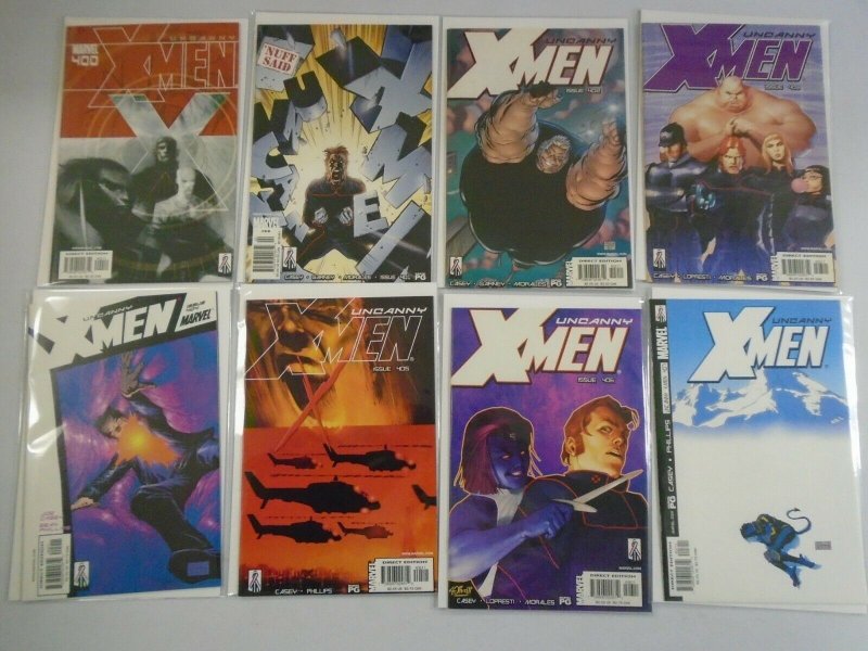 Uncanny X-Men lot 36 different from #400-449 8.0 VF (2001-04 1st Series)