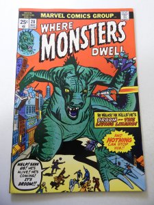 Where Monsters Dwell #28 (1974) FN+ Condition