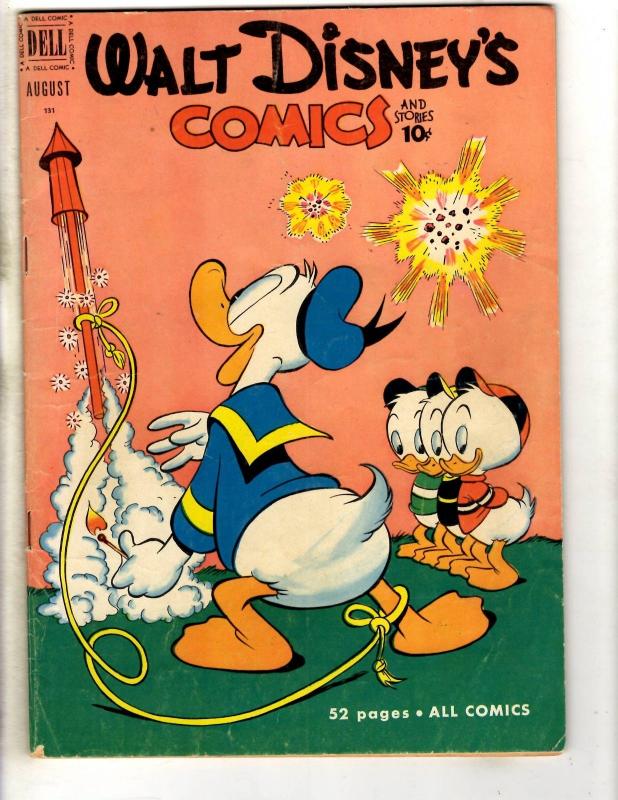 Walt Disney's Comics & Stories # 131 FN Dell Golden Age Comic Book Donald JL18