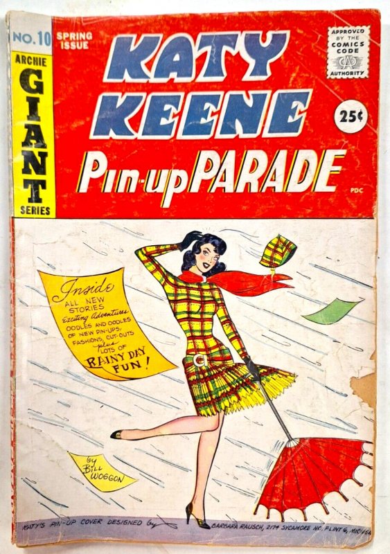 Katy Keene Pin Up Parade 10 G (March 1960) Bill Woggin