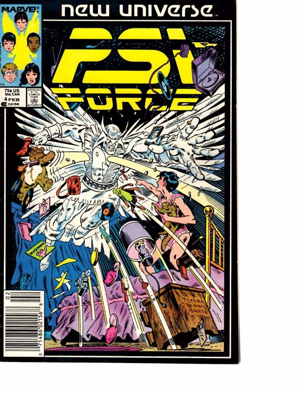 Lot Of 8 PSI Force Marvel Comic Book #1 2 3 4 5 6 Untold Tales 1 Annual 1 BH49