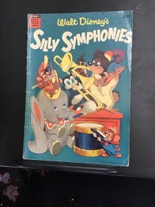 Silly Symphonies #4 (1954) Dumbo the elephant key 1950s issue! FN Wow!