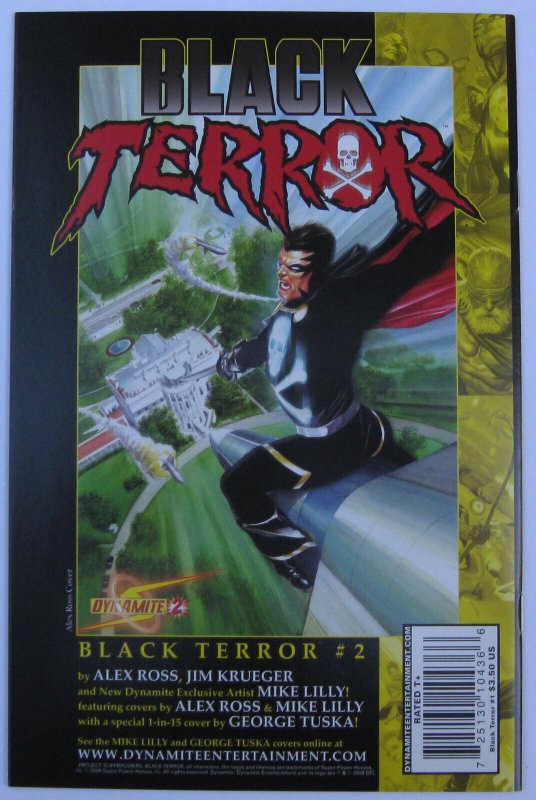 Black Terror #1 (2008, Dynamite), NM condition (9.4), copy A