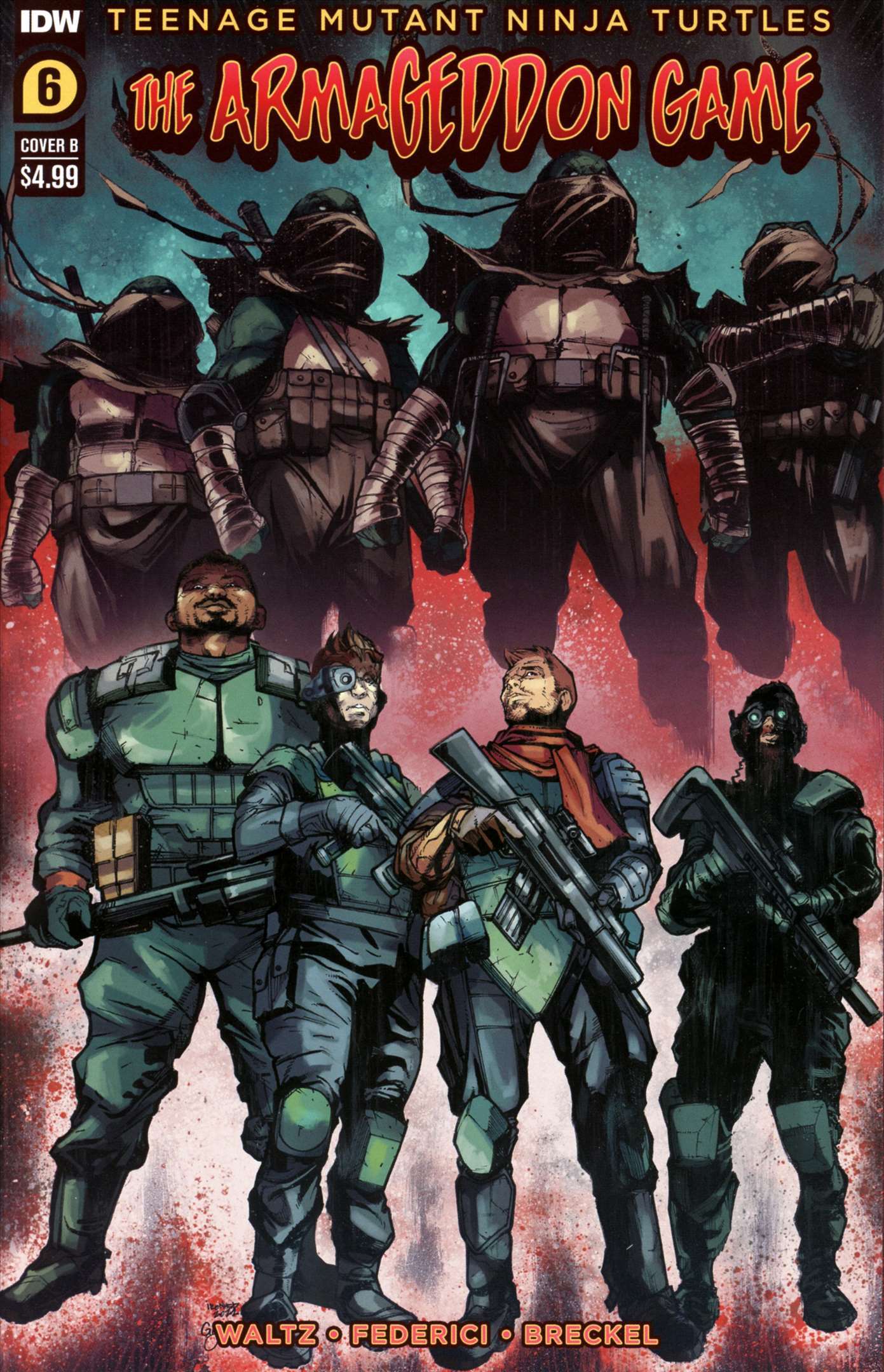 TMNT: The Armageddon Game #6B VF/NM ; IDW | Teenage Mutant Ninja ...