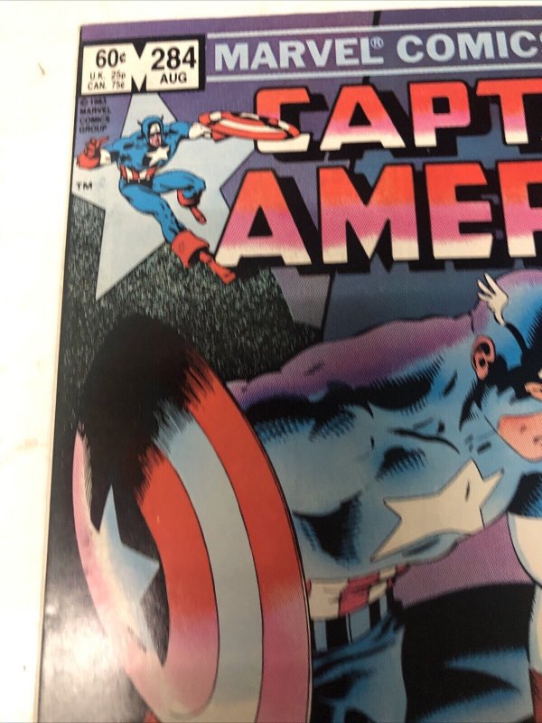 Captain America (1983) # 284 Variant Comic • Marvel Comics • Signed Mike Zeck