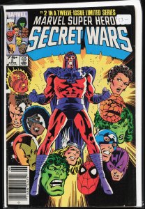 Marvel Super Heroes Secret Wars #2 Newsstand Edition (1984)