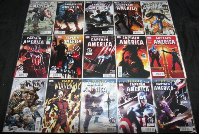 WOLVERINE + CAPTAIN AMERICA MODERN AGE COMIC LOT 30PC (VF-NM)