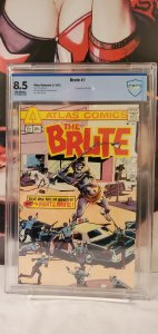 Brute #1 CBCS 8.5 WHITE 1st Brute Appearance Atlas Seaboard Comics 1975 RARE