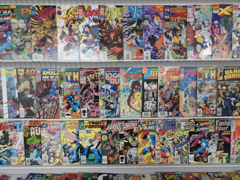 Huge Lot of 190+ Comics W/ Avengers, Thor, Captain America! Avg. FN+ Condition!