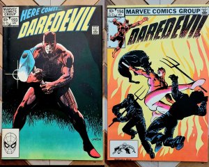 DAREDEVIL #193-194 VF- (Marvel 1983) Larry Hama, Denny O'Neil Stories. Set Of 2
