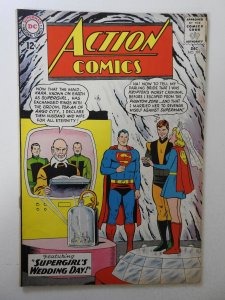 Action Comics #307 (1963) VG Condition cover and 1st 2 wraps detached top staple