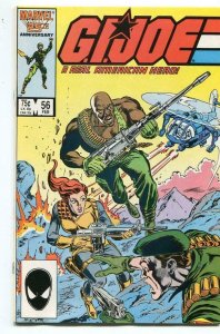 GI JOE #56, VF/NM, Marvel, Larry Hama, Rod Whigham, 1982 1987, War