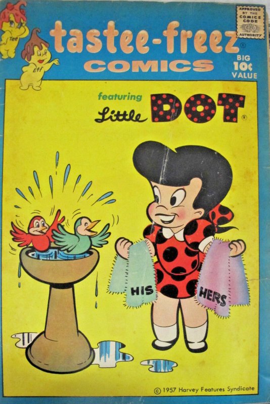 Tastee Freez Comics Little Dot #1 1957 Silver Age 10 Cent