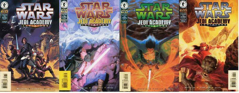 STAR WARS JEDI ACADEMY LEVIATHAN (1998 DH) 1-4 COMICS BOOK