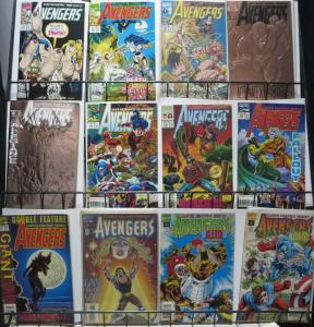 AVENGERS 1980s-1990sSAMPLER! Marvel, 29 issues! F/+ Roger Stern! John Buscema