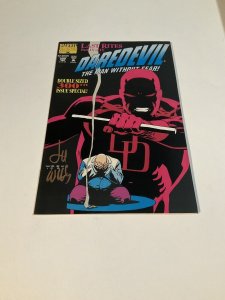 Daredevil 300 Nm Near Mint Signed Lee Weeks Marvel Comics