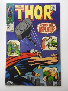 Thor #141 (1967) Who is Replicus?  Sharp VG/Fine Condition!