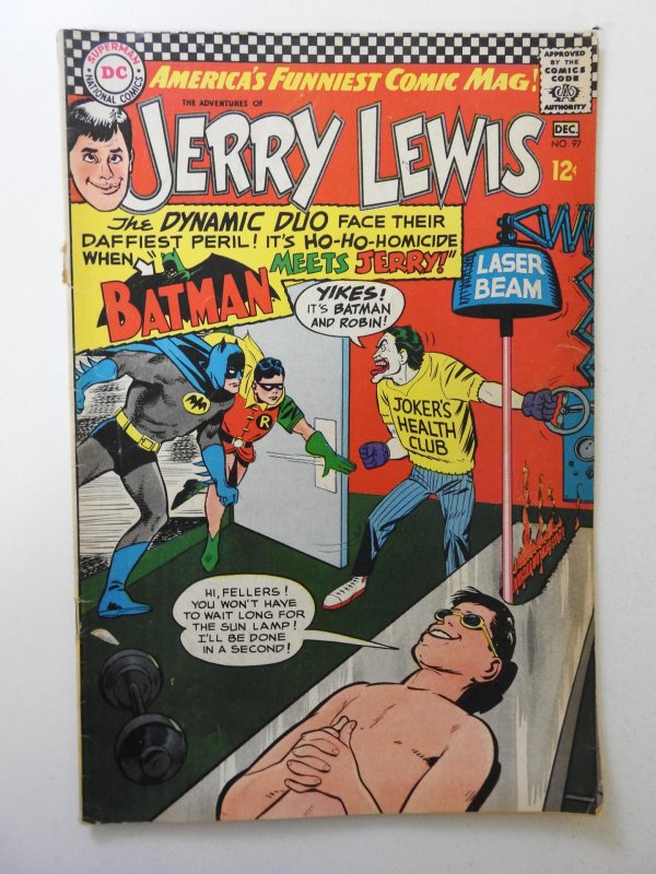 Adventures of Jerry Lewis #97 (1966) VG Condition! Cover detached top staple