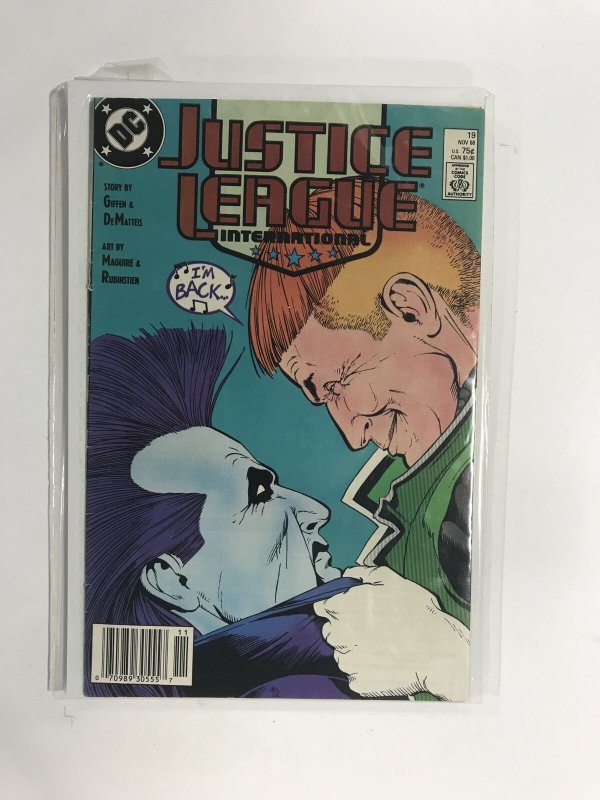 Justice League International #19 (1988) FN3B120 FN FINE 6.0
