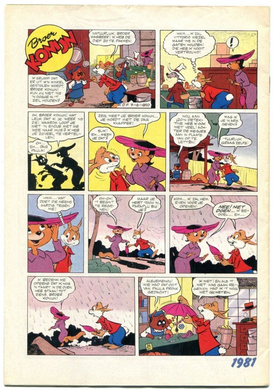 Walt Disney's Donald Duck #50 1982-Dutch comics FN