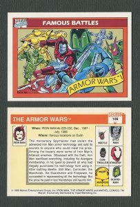 1990 Marvel Comics Card  #108 (Armor Wars)  NM-MT