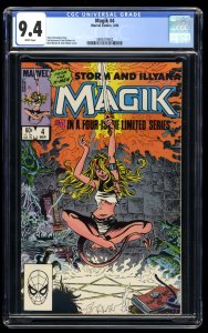 Magik #4 CGC NM 9.4 White Pages 1st Magik as Darkchylde!