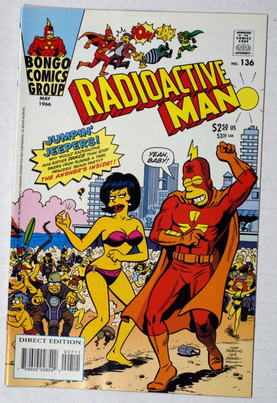 Radioactive Man! #136 9.8 Mint, Unread. May 1966. Dan DeCarlo-c/a.