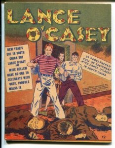 Mighty Midget #12 1943-Lance O'Casey-1st starring book-Fawcett-Whiz-VF/NM 