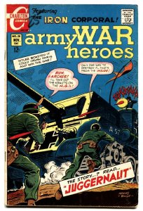 Army War Heroes #28 1968- Violent vietnam war stories-WWII