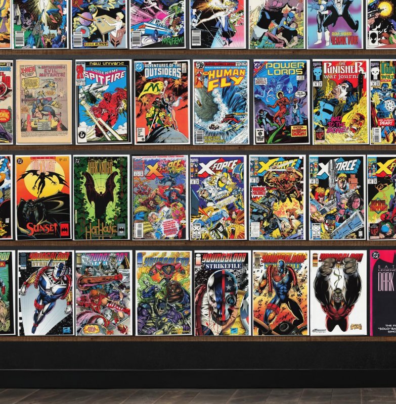 Huge Lot 150+ Comics with Detective Comics, X-Force, L.E.G.I.O.N. & More!