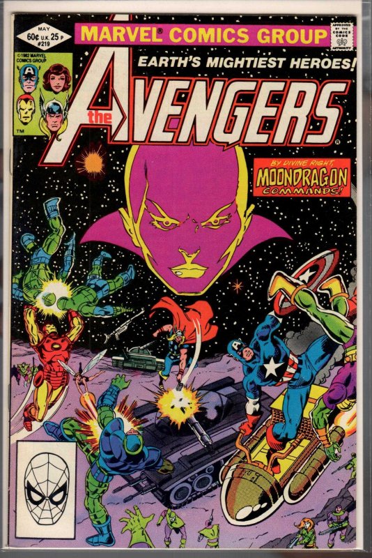 The Avengers #219 Direct Edition (1982) 9.0 VF/NM