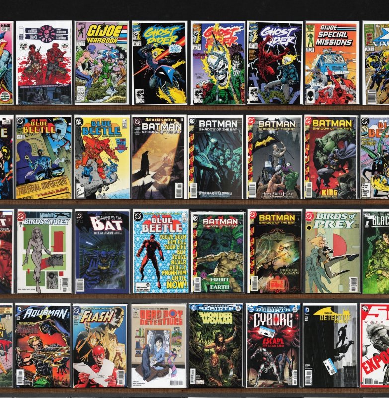 Huge Lot 150+ Comics with Blue Beetle, Ghost Rider, X-Factor, X-Force & More!