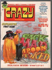 Crazy #1 1973-Marvel-1st issue-Harlan Ellison-Kelly Freas-Vaughn Bode-FN+