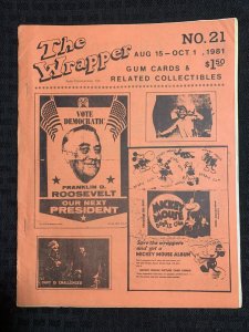 1981 THE WRAPPER Gum Cards Magazine #21 VG+ 4.5 Mickey Mouse / Flying Nun