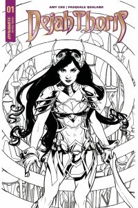 Dejah Thoris #1 (Cvr E 10 Copy Mckone B&w Incv) D. E. Comic Book