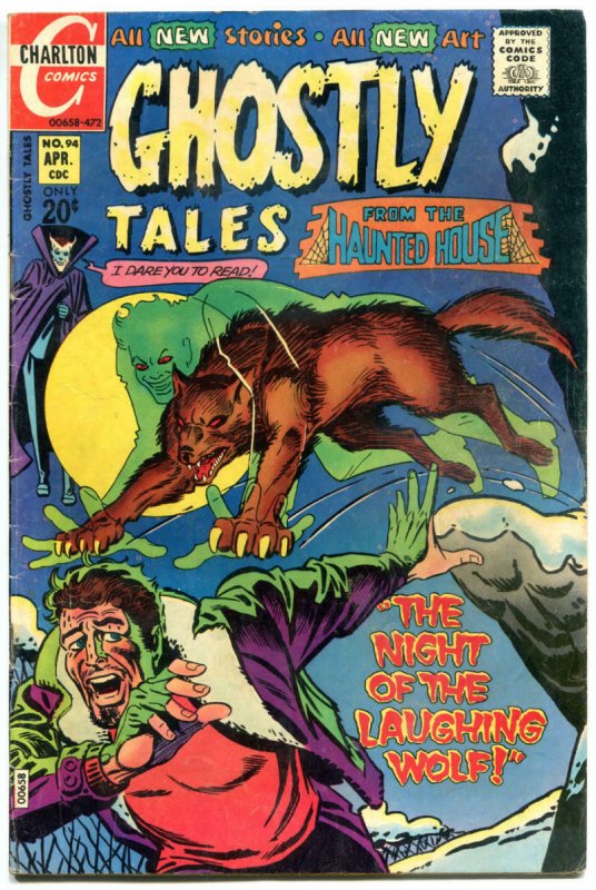 GHOSTLY TALES #94, FN, Steve Ditko, Horror, 1966 1972, more Charlton in store