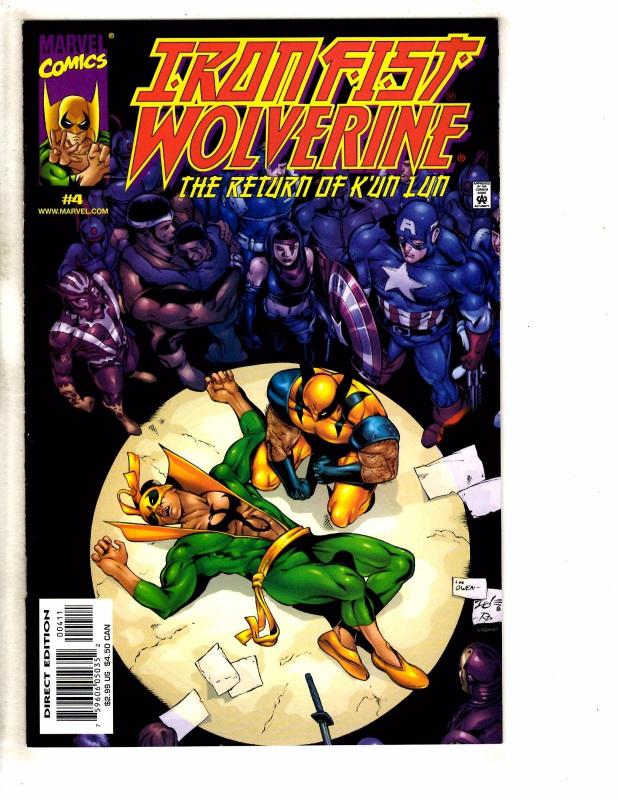 6 Marvel Comic Books Wolverine Iron Fist # 1 2 3 4 Iron Man Iron Age # 1 2 GM15